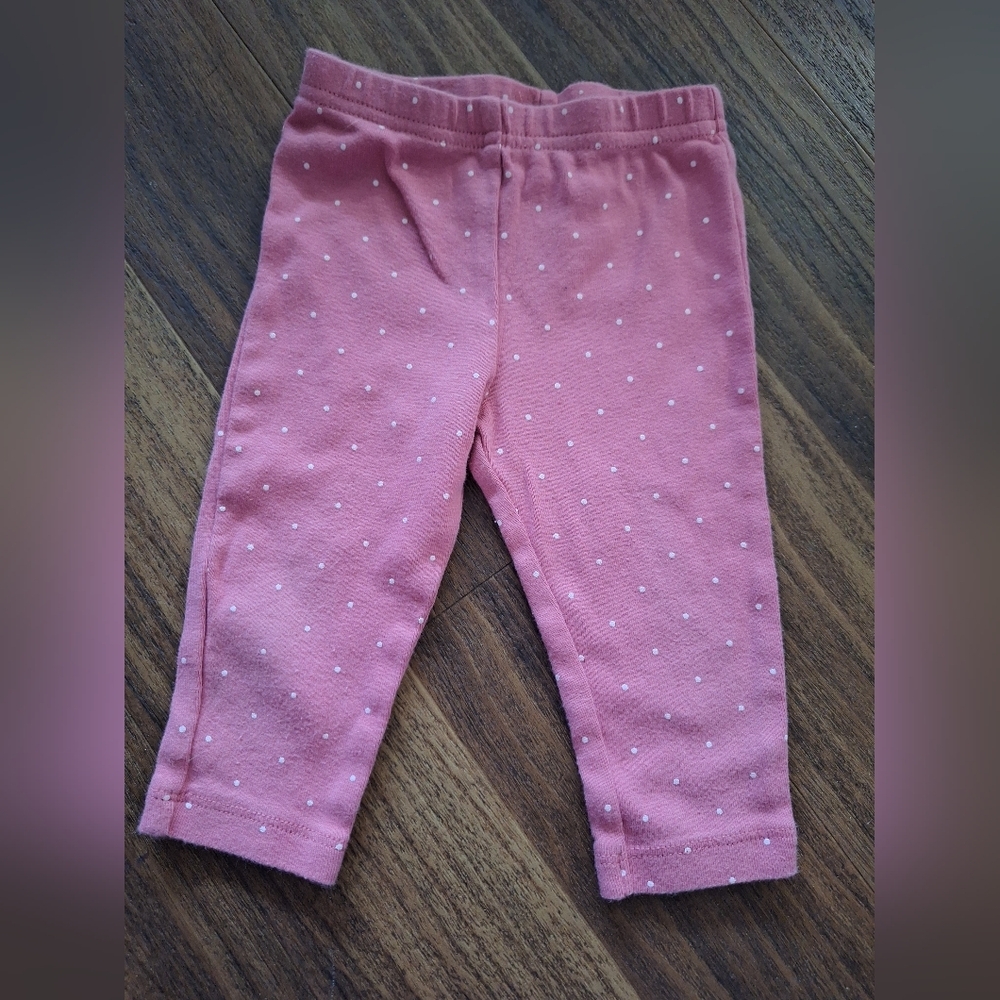 💥Buy2Get1Free💥Pink Polka Dot Kids Leggings